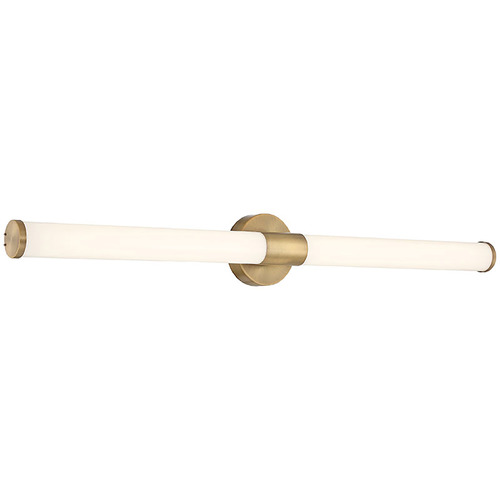 Access Lighting Retreat Antique Brushed Brass LED Vertical Bathroom Light by Access Lighting 62537LEDDCS-ABB/ACR