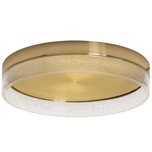 Afx Lighting Maggie Satin Brass LED Flushmount Light
