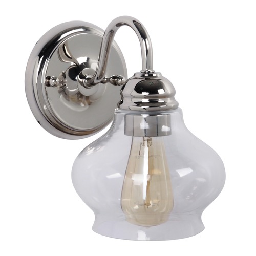 Craftmade Lighting Yorktown Wall Sconce in Polished Nickel by Craftmade Lighting 35001-PLN