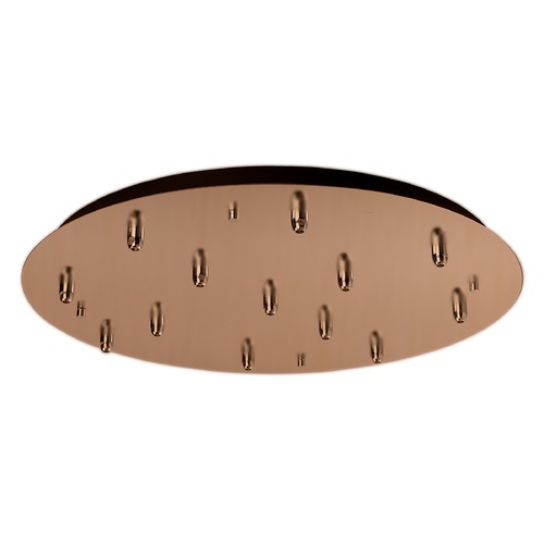 Multi-Port Canopy Brushed Gold Ceiling Adaptor by Kuzco Lighting
