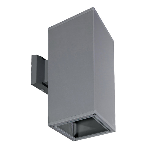 Eurofase Lighting 12.25-Inch Outdoor Square Wall Light in Grey by Eurofase Lighting 19210-018