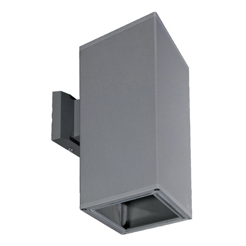 12.25-Inch Outdoor Square Wall Light in Grey by Eurofase Lighting