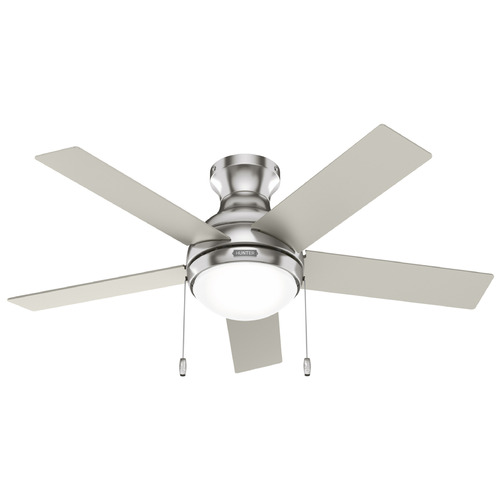 Aren 44-Inch LED Fan in Brushed Nickel by Hunter Fan Company