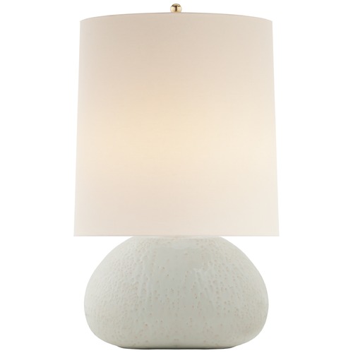Visual Comfort Signature Collection Aerin Sumava Medium Table Lamp in Marion White by Visual Comfort Signature ARN3638MWTL