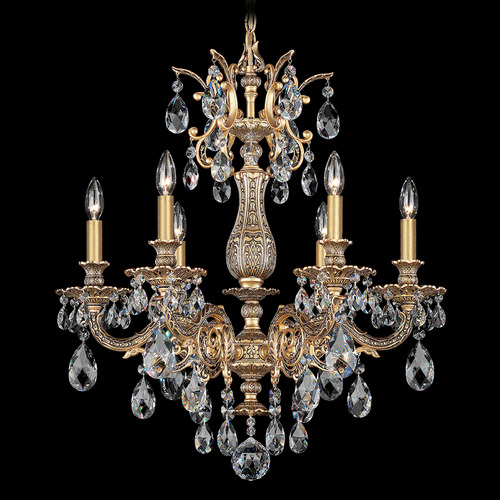 Schonbek Lighting Milano Florentine Bronze Crystal Chandelier by Schonbek Lighting 5676-83H