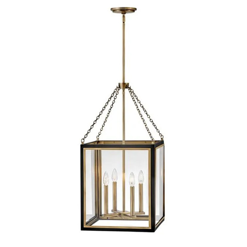 Hinkley Shaw 31.50-Inch High Pendant in Black by Hinkley Lighting 32984BK