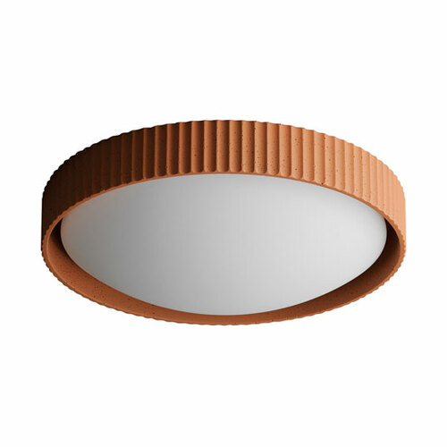 Souffle 18-Inch LED Flush Mount in Terra Cotta by ET2 Lighting