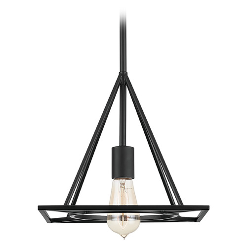 Capital Lighting 11-Inch Modern Pendant in Matte Black by Capital Lighting 9F378A