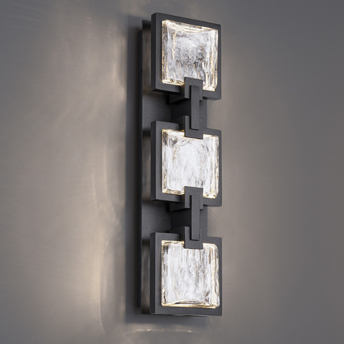 Schonbek Beyond Schonbek Beyond Pop Star Black LED Outdoor Wall Light BWSW50519-BK