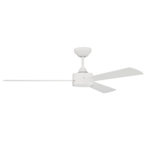 Craftmade Lighting Craftmade Lighting Provision Matte White Ceiling Fan Without Light PRV52MWW3-NWF