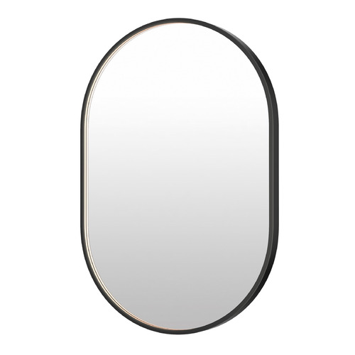 ET2 Lighting Elisse Oval 24-Inch Illuminated Mirror E42074-BK