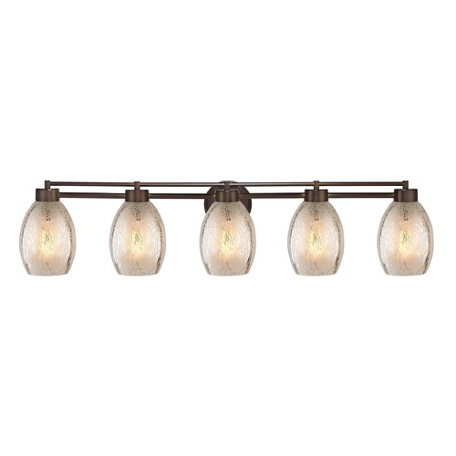 Design Classics Lighting Mercury Glass Bathroom Light Bronze 706-220 GL1034-MER