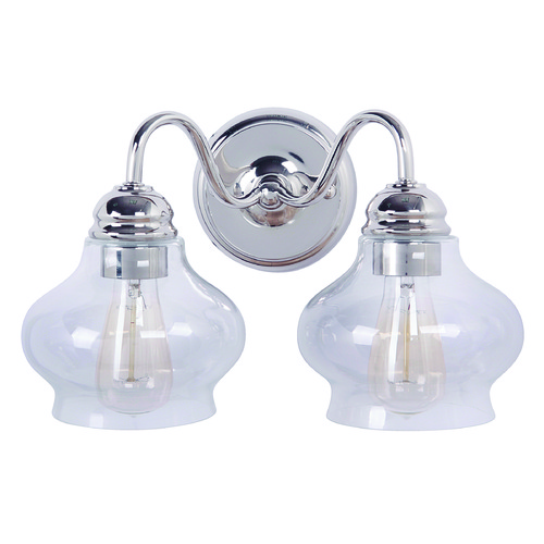 Yorktown 13.50-Inch Bath Light in Polished Nickel by Craftmade Lighting