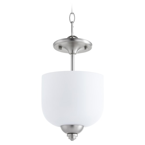 Quorum Lighting Richmond Satin Nickel Pendant by Quorum Lighting 2811-8-65