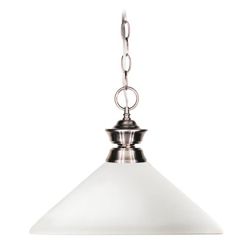 Z-Lite Shark Brushed Nickel Pendant by Z-Lite 100701BN-AMO14