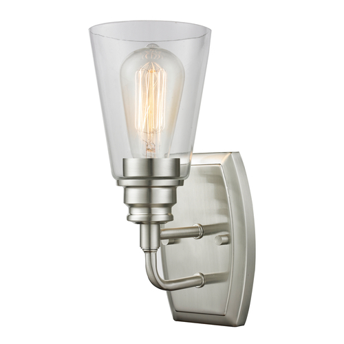 Z-Lite Annora Brushed Nickel Sconce by Z-Lite 428-1S-BN