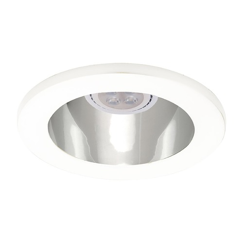 WAC Lighting 4-Inch Low Volt Specular Clear & White LED Recessed Trim by WAC Lighting HR-D412LED-SC&WT