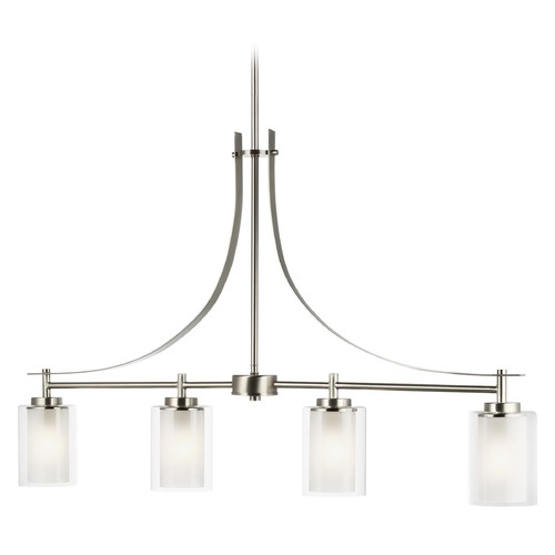 Elmwood Park Brushed Nickel Island Light by Generation Lighting