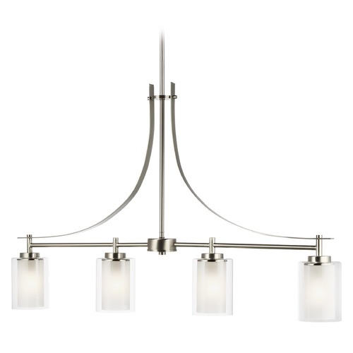 Generation Lighting Elmwood Park Brushed Nickel Island Light by Generation Lighting 6637304-962