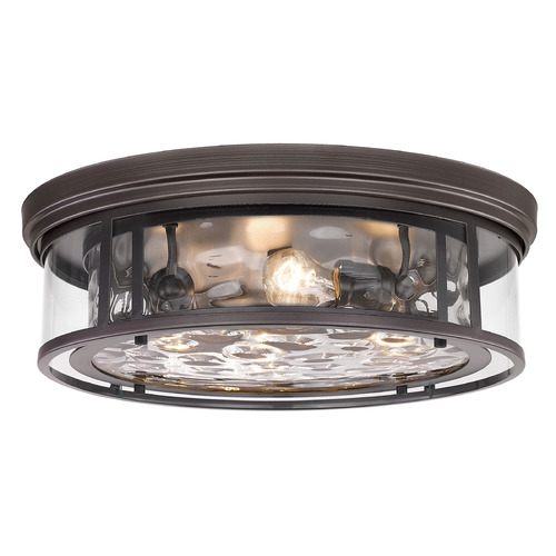 Clarion Bronze Flush Mount by Z-Lite