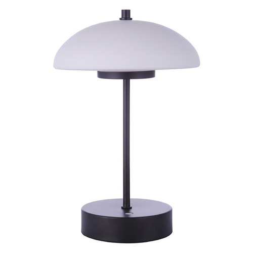 Craftmade Lighting Rechargeable LED Table Lamp in Flat Black by Craftmade Lighting 86271R-LED