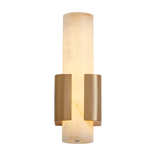 Oxygen Virtue Aged Brass LED Sconce