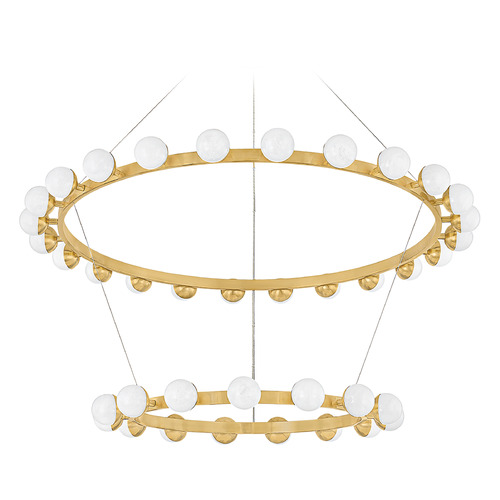 Corbett Lighting Linus Vintage Brass LED Chandelier