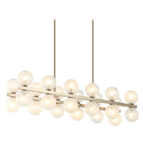 Matteo Lighting Nimbus Champagne Gold LED Island Light