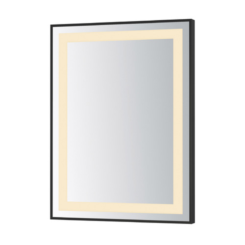 ET2 Lighting Framed Rectangle 24-Inch Illuminated Mirror E42091-BK