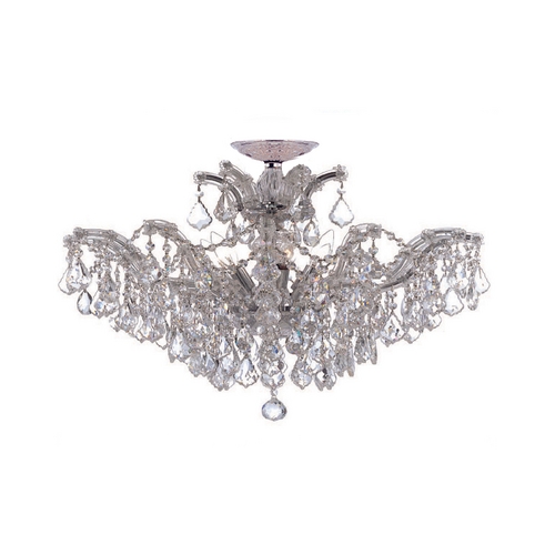 Crystorama Lighting Maria Theresa Crystal Chandelier in Polished Chrome by Crystorama Lighting 4439-CH-CL-SAQ