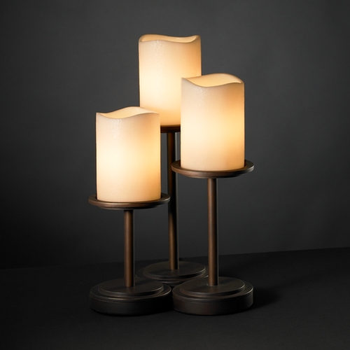 Justice Design Group Justice Design Group Candlearia Collection Table Lamp CNDL-8797-14-CREM-DBRZ