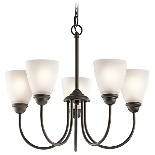 Jolie 22-Inch Chandelier by Kichler in Olde Bronze Lighting by Kichler Lighting