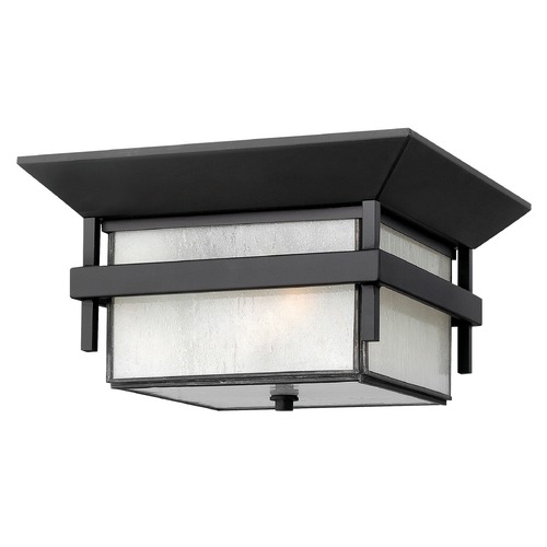 Hinkley Harbor 12.25-Inch LED Flush Mount in Black by Hinkley Lighting 2573SK-LED