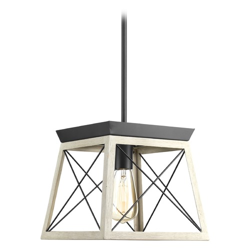 Progress Lighting Briarwood Graphite Pendant by Progress Lighting P500041-143