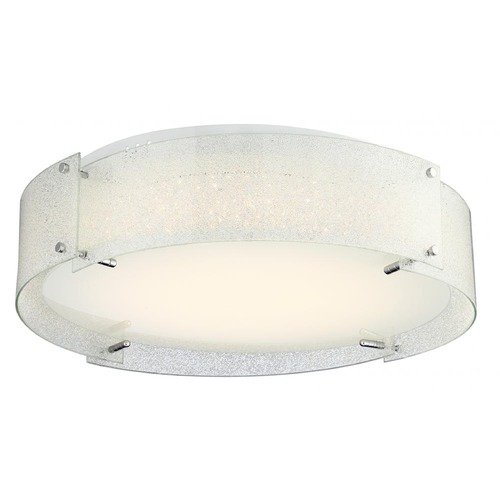 Lite Source Lighting Kaelin Chrome LED Flush Mount by Lite Source Lighting LS-5420DIAMOND