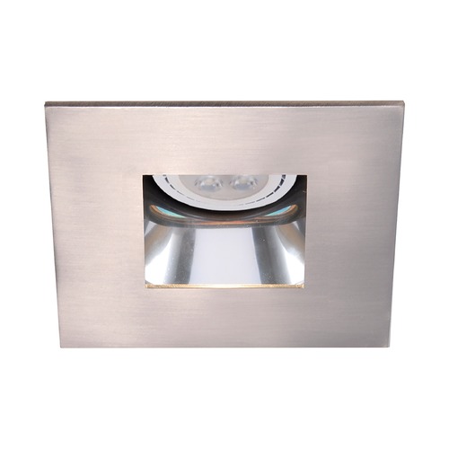 4-Inch Low Volt Specular Clear & Brushed Nickel LED Recessed Trim by WAC Lighting