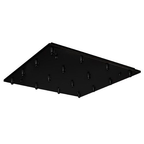 Multi-Port Canopy Black Ceiling Adaptor by Kuzco Lighting