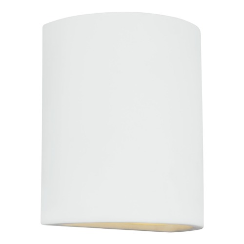 Paintable Ceramic Outdoor Sconce by Generation Lighting