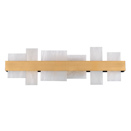 Modern Forms by WAC Lighting Acropolis Aged Brass LED Bathroom Light by Modern Forms WS-68127-AB