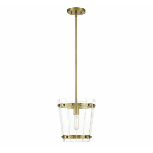 Savoy House Ventari Single-Light Pendant in Warm Brass by Savoy House 7-8855-1-322