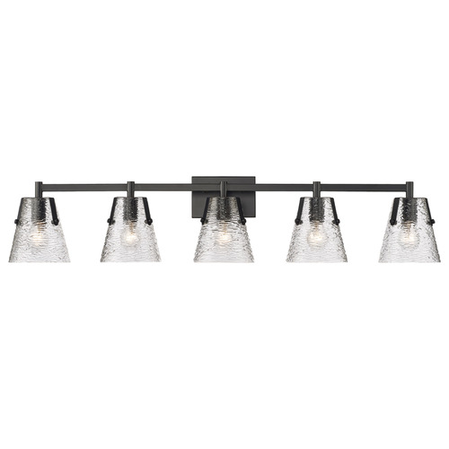Z-Lite Analia Matte Black Bathroom Light