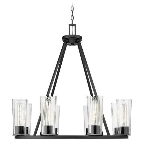 Z-Lite Z-Lite Titus Matte Black Chandelier 826-8MB