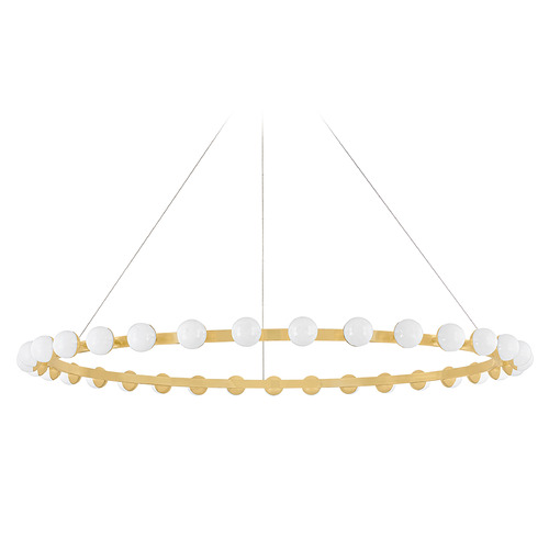Corbett Lighting Linus Vintage Brass LED Chandelier