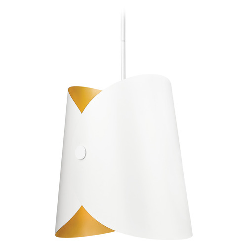 Z-Lite Salone Matte White Pendant Light
