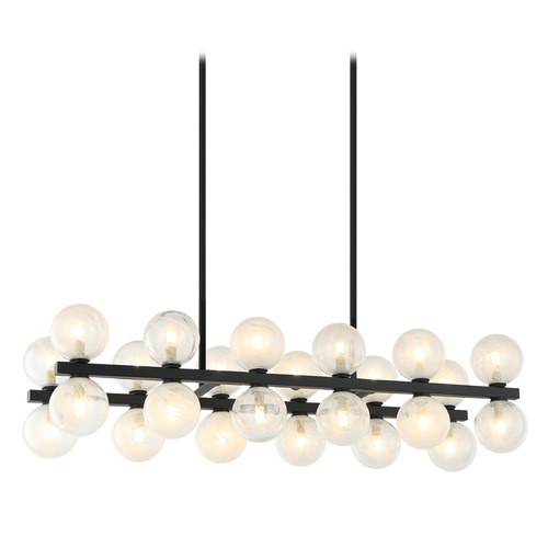 Matteo Lighting Matteo Lighting Nimbus Matte Black LED Island Light C30724MB