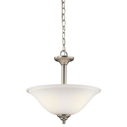 Armida 15-Inch Convertible Brushed Nickel Pendant by Kichler Lighting