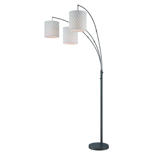 Vasanti Dark Bronze Arc Lamp by Lite Source Lighting