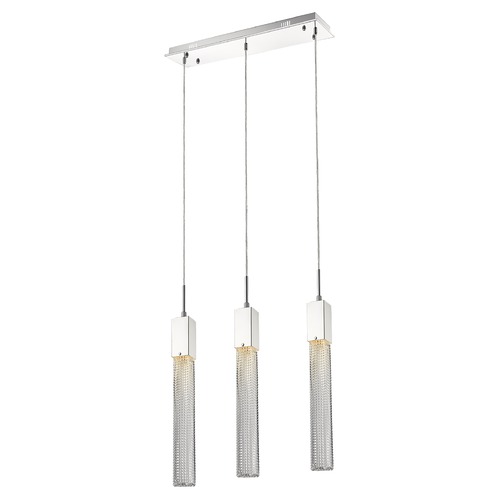 Boa 3-Light Polished Chrome LED  Multi-Light Pendant by Avenue Lighting
