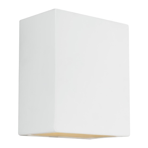 Paintable Ceramic Sconces Unfinished Ceramic LED Outdoor Wall Light