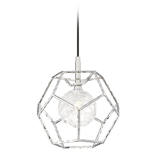 Norway 11-Inch LED Pendant in Chrome by Eurofase Lighting